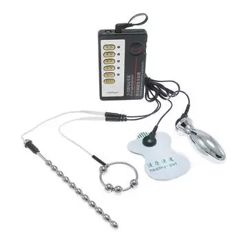 [Мужской многоточечный климаксный костюм] Кольцо для пениса, конский глаз, секс-продукт, пластырь, комбинированная тренировка, мастурбация Four-Piece Set25mm Ring+L