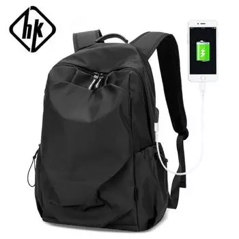 Мужской модный рюкзак 15,6-дюймовый рюкзак для ноутбука, мужской водонепроницаемый дорожный рюкзак для улицы, школьный подростковый рюкзак Mochila