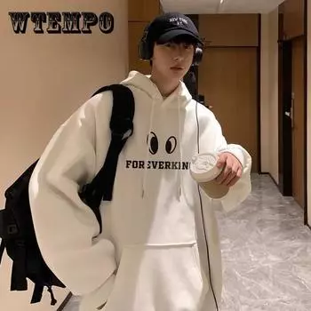 Мужской модный свитер на зиму и осень Roora Couple S Velvet Oversize Coat M белый