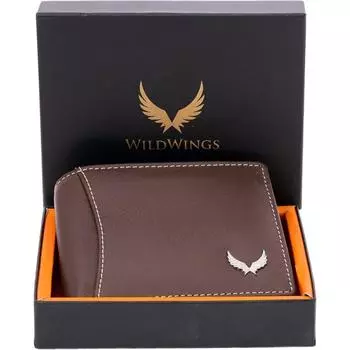 Мужской модный, вечерний/вечерний, повседневный, официальный кошелек из натуральной кожи с RFID-меткой (8 слотов для карт)