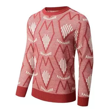 Мужской модный вязаный свитер с бриллиантами, пуловер, топ S коричневый