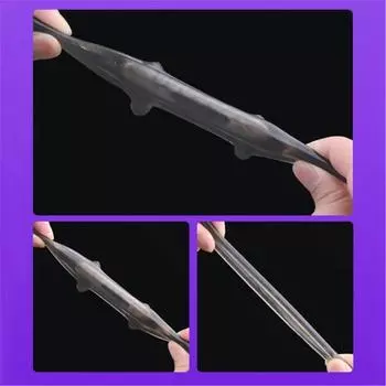 Мужской мягкий гибкий презерватив, блокировка пениса, задержка эякуляции, кольцо для члена, секс-игрушка для взрослых