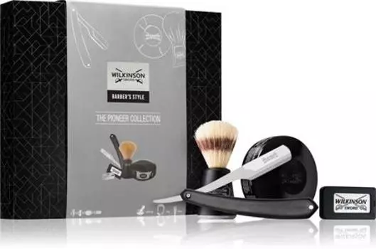 Мужской набор для бритья Wilkinson Sword Barbers Style Pioneer Collection TU прозрачный