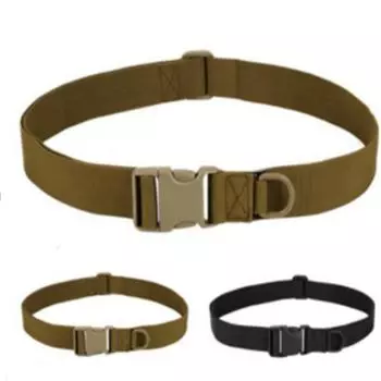 Мужской нейлоновый ремень с автоматической пряжкой, мужской ремень на талии, холст, поясной ремень чёрный