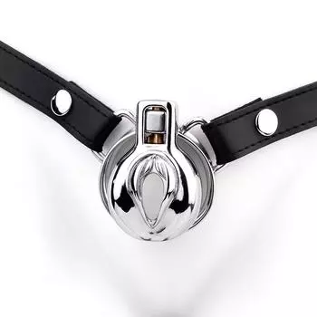 Мужской носимый замок целомудрия из нержавеющей стали, металлическая клетка для пениса, кольцо для пениса, удерживающее раб, секс-игрушки, носилки для мячей 40mm