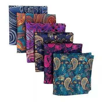 Мужской носовой платок квадратное полотенце 2022 полиэстер мода большой цветок носить карманное полотенце