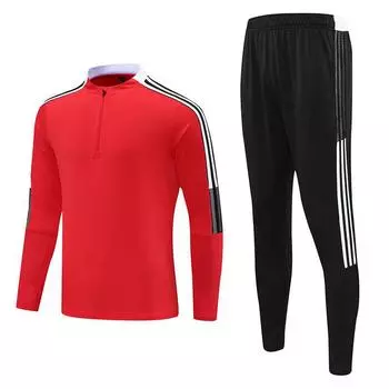 Мужской облегающий быстросохнущий спортивный костюм с длинным рукавом и застежкой-молнией M