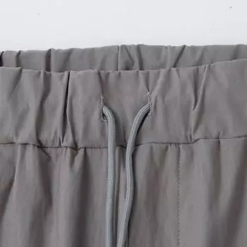 Мужской однотонный комбинезон на молнии с несколькими карманами и шнурком, мужские повседневные брюки с шнурком M чёрный