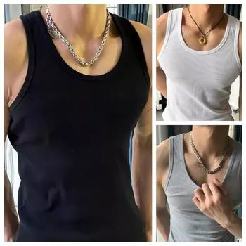 Мужской однотонный жилет Four Seasons из тонкого хлопка, повседневный и удобный свитшот Joker для фитнеса и упражнений, тонкий жилет XXXXL белый