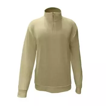 Мужской осенне-весенний топ с v-образным вырезом на молнии и воротником-стойкой, однотонный мягкий теплый пуловер, эластичная повседневная мужская повседневная рубашка M серый