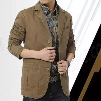 Мужской пиджак, деловой костюм, свободная куртка, хлопковый джинсовый бомбер, военные куртки, мужская верхняя одежда