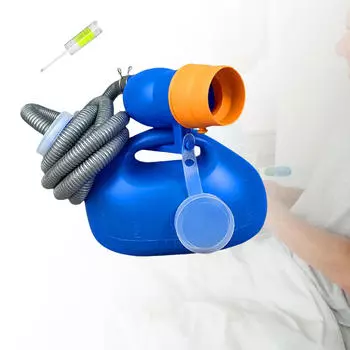 Мужской писсуар, мужской горшок, портативный, не проливается, с ручкой крышки, для мочи 2000ml White