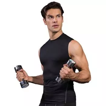 Мужской плотный тренировочный спортивный жилет для бега и фитнеса, эластичный быстросохнущий жилет, одежда
