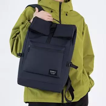 Мужской походный рюкзак большой емкости для компьютера, школьный рюкзак для школьников серый