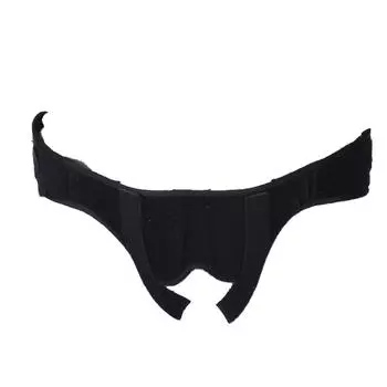 Мужской пояс для поддержки паховой грыжи, регулируемый бандаж для грыжи тонкого кишечника, полиуретановая пенная накладка, черный цвет, размер M M чёрный