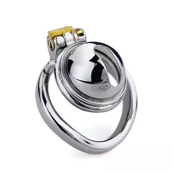 Мужской пояс верности из нержавеющей стали с большим отверстием для мочеиспускания, замок верности, устройство верности, клетка для члена с замком, ограничитель верности, секс-игрушка SM