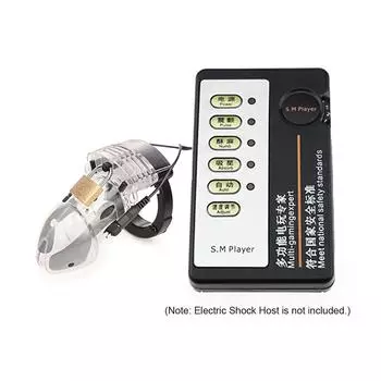 Мужской пояс верности Клетка для члена Кольцо для пениса Секс Клетка для члена Медицинская тематика Игрушки Аксессуар для электрошока для