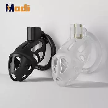 Мужской пояс верности MoDi, клетка для члена, 3D, легкое изогнутое кольцо для пениса, пояс для связывания, фетиш для мужчин, замок для члена, секс-игрушки для взрослых