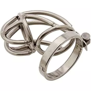 Мужской пояс верности с замком, легкая клетка 38mm