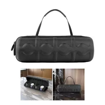 Мужской портативный органайзер для часов с 5 слотами, прочный дорожный футляр для часов с подушкой