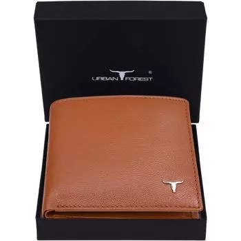 Мужской повседневный, деловой кошелек из натуральной кожи - стандартный размер (8 слотов для карт)