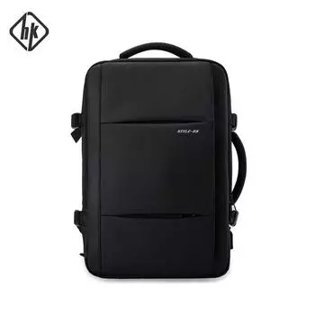 Мужской повседневный дорожный рюкзак, водонепроницаемый Mochila, мужской большой вместительности, новый дизайнерский мужской рюкзак для ноутбука An-ti Theft чёрный