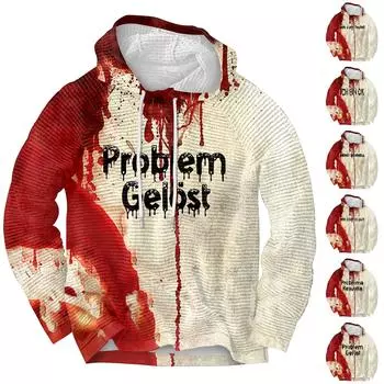 Мужской повседневный и модный длинный рукав с небольшим V-образным вырезом топ-пуловер XL