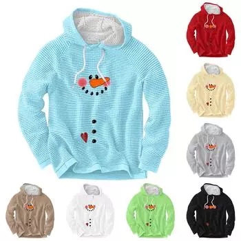 Мужской повседневный и модный свитер с длинными рукавами и капюшоном XXL верблюд