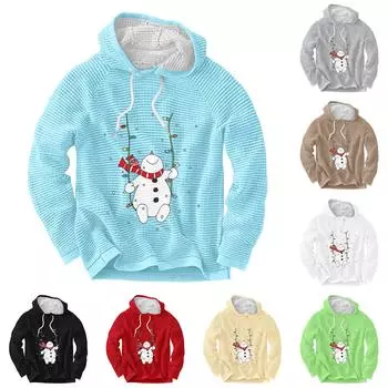 Мужской повседневный и модный свитер с длинными рукавами и капюшоном XXXL верблюд