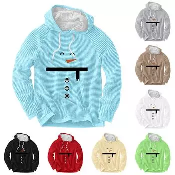 Мужской повседневный и модный свитер с длинными рукавами и капюшоном XXXL зелёный