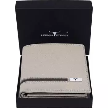 Мужской повседневный кошелек из натуральной кожи с RFID-меткой (6 слотов для карт)