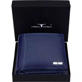 Мужской повседневный кошелек из натуральной кожи с RFID-меткой (6 слотов для карт)