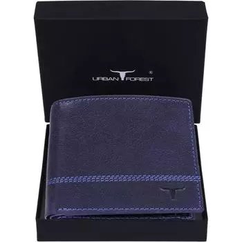 Мужской повседневный кошелек из натуральной кожи с RFID-меткой (3 слота для карт)