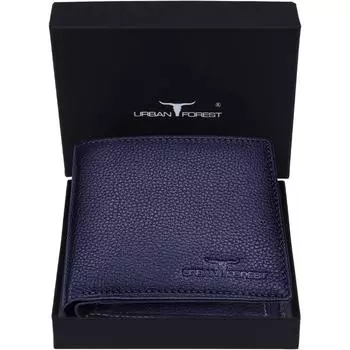 Мужской повседневный, модный, официальный, дорожный кошелек из натуральной кожи с RFID-меткой (5 слотов для карт)