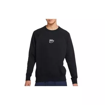 Мужской повседневный пуловер Nike SB Icon Fleece Skateboarding, черный 885846-010 L