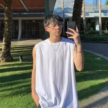 Мужской повседневный жилет с круглым вырезом без рукавов, свободные топы, быстросохнущие однотонные майки, фитнес-спортивный жилет, уличная одежда XXXXL серый