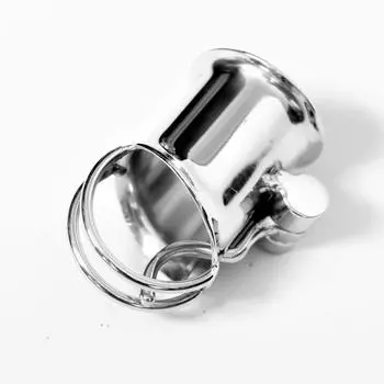 Мужской прокол из нержавеющей стали, клетка для пирсинга, ПА, блокирующая клетка целомудрия