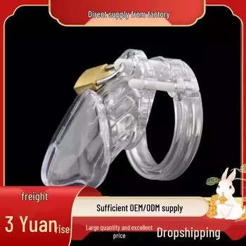 Мужской прозрачный разноцветный пояс верности CB6000s альтернативная игрушка для взрослых