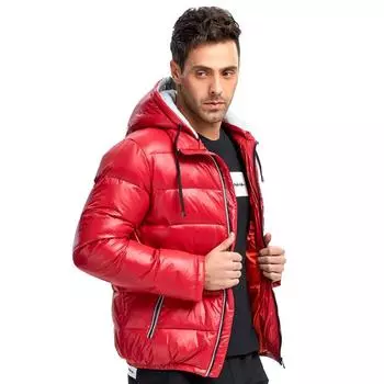 Мужской пуховик, 70% белый утиный пух MALIDINU, зимнее толстое теплое пуховое пальто, мужская куртка-пуховик, ветрозащитная S зелёный