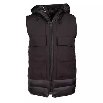 Мужской пуховик без рукавов на молнии с капюшоном для очков PARAGOOSE XXL темно-синий