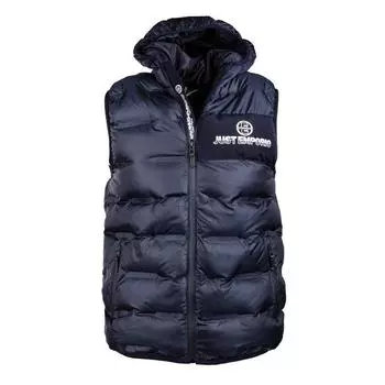 Мужской пуховик без рукавов с капюшоном JUST EMPORIO