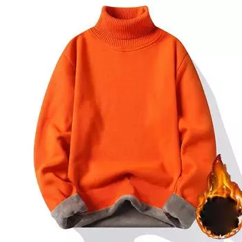 Мужской пуловер, мягкий свитер, зимние бархатные рубашки, одежда, трикотажные флисовые теплые блузки для холодной погоды, рубашки с зауженным низом XXXL белый