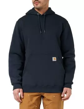 Мужской пуловер с капюшоном Carhartt Big & Tall средней плотности K121 Американский размер Medium Цвет синий