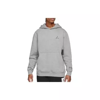 Jordan Essentials флисовый пуловер с капюшоном серый мужской уличный стиль DA9818-091 XXL
