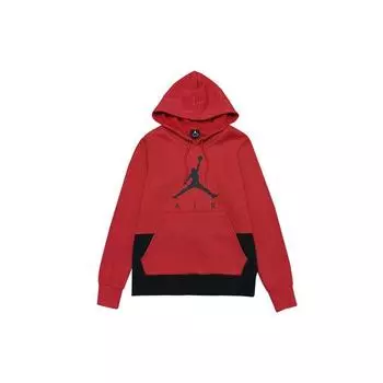 Мужской пуловер с капюшоном Jordan из флиса красный BQ1431-657 L
