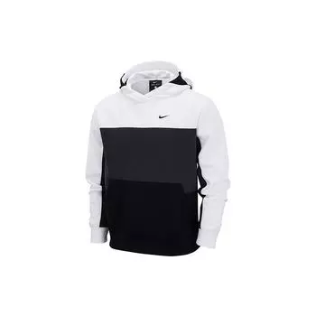 Мужской пуловер с капюшоном контрастной вязки Nike, белый DH9727-100 XL