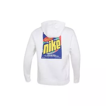 Мужской пуловер с капюшоном на флисовой подкладке Nike Sportswear Keep It Clean, белый DM2200-100 L