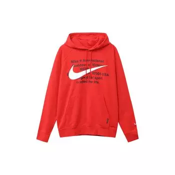 Мужской пуловер с капюшоном Nike Sportswear Swoosh, красный CJ4864-657 XL