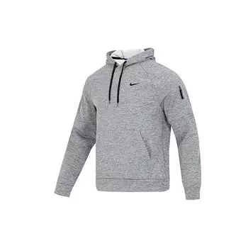 Мужской пуловер с капюшоном Nike Therma-Fit, топы, серый DQ4835-063 XL