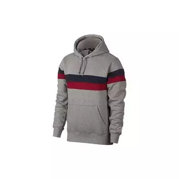 Мужской пуловер с капюшоном в полоску Nike SB Icon, серый AJ9744-063 L